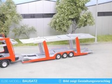 1:87 EM127 Umbausatz für Herpa Eurolohr Autotransporter Anhänger zum 3achser 