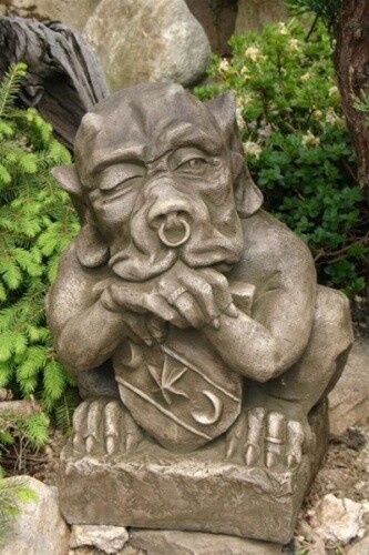 Gartenfigur shield gargoyle - "shield, gargoyle"