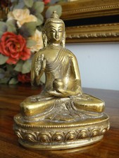 Buddha Statue Messing Skulptur