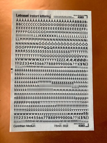 Letraset 4383 corinthian - ,
