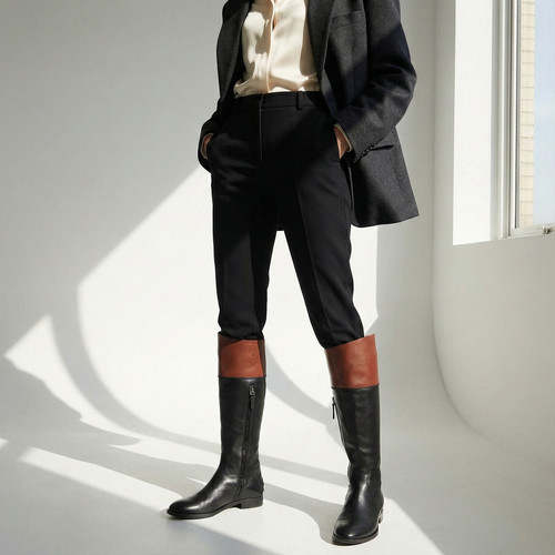 Tod kniehohe reitstiefel - tod's,