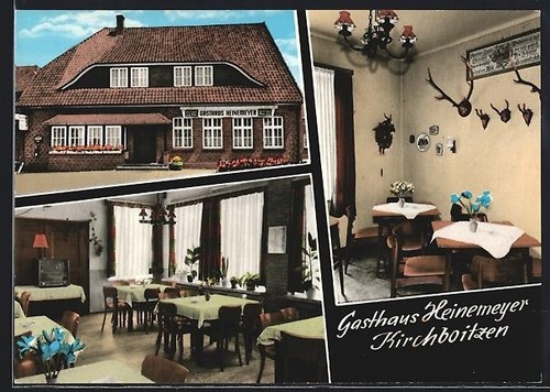 Ansichtskarte kirchboitzen - ansichtskarte,