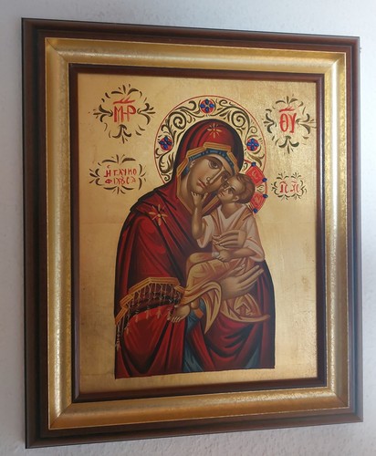 Bild segens ikone madonna - segens,