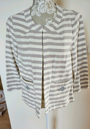 Damen jacke creme hellgrau - jacke,,