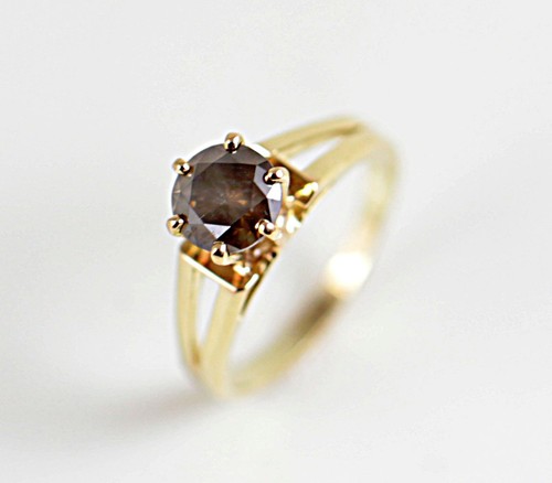 Goldring ring diamant - ,