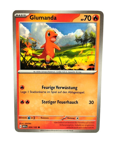 Pokemon karte glumanda - pokemon,