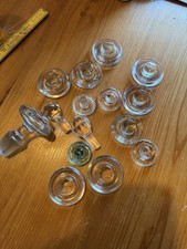 Konvolut Antike Glas Stöpsel