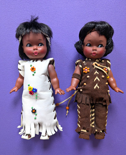Orig indianer puppen 1970er - indianer,