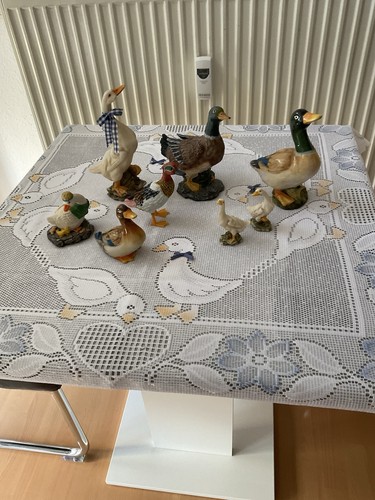 Gänsefamilie deko figuren set - figuren,