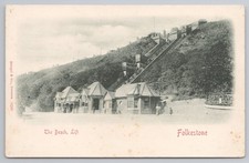 Folkestone Postkarte The Beach