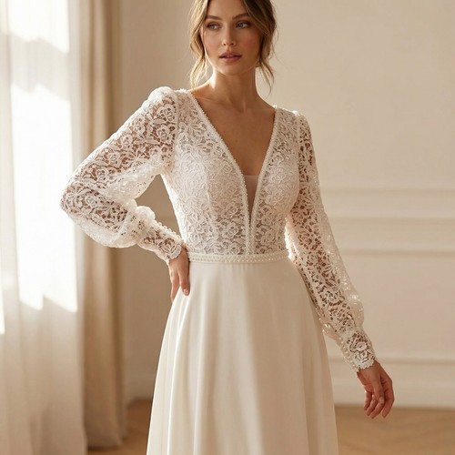 Nagelneues boho brautkleid - nagelneues,
