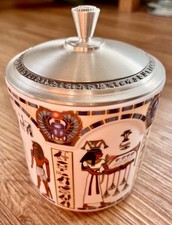 Seltmann Weiden Porzellan Lebkuchen-Dose mit Zinndeckel - Ägypten , Edition 2001