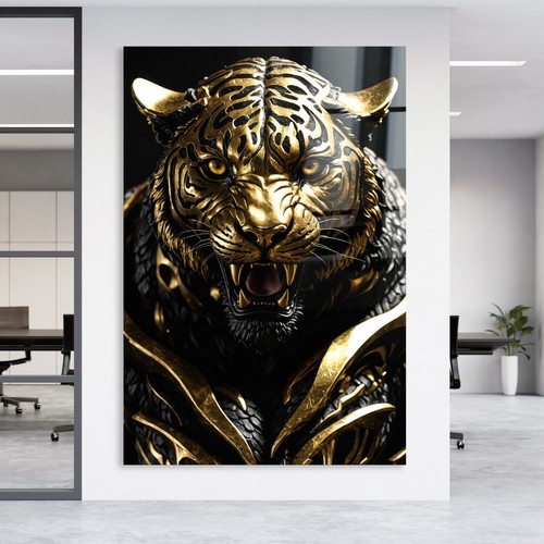 Luxus golden tiger tier - luxus,