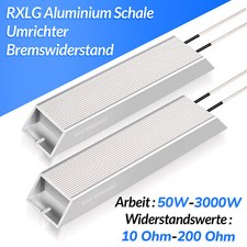 RXLG Aluminium Schale Umrichter Bremswiderstand Servoumrichter Brake Resistor