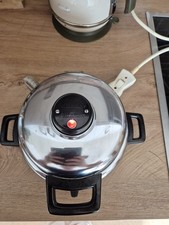 Cloer WAFFELEISEN 804A, Chrom, 60er Jahre, Waffelautomat, Alt, Antik