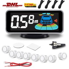 LCD Einparkhilfe 8 Weiß