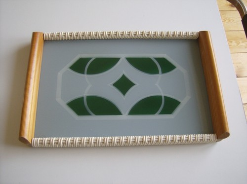 Art deco tablett bauhaus - art,