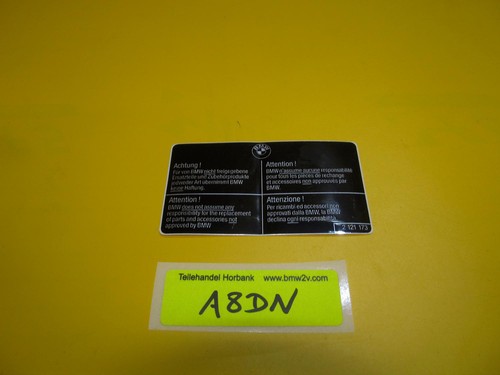 Bmw r100 r80 r65 hinweisschild - r100,
