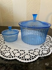 Tupperware 2er Set   Dosen hellblau mit Deckel, 1,5 l und 170 ml