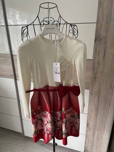 Monnalisa kleid rosen - monnalisa,
