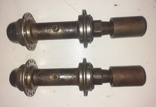 Paar Vintage Stahl Radnaben -