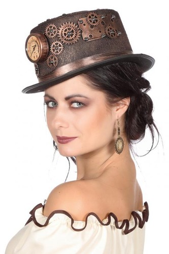 Steampunk zylinder rokoko hut - rokoko,