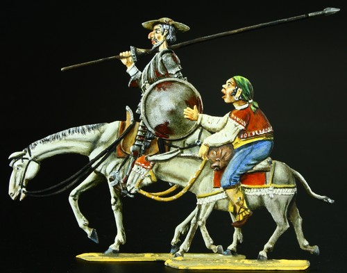 Zinnfiguren flach 54mm don - zinnfiguren,