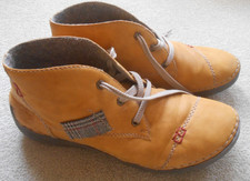 Rieker Damen Schuhe Größe 40 Gelb Stiefeletten