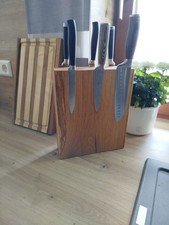 Messerblock in Eiche