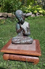 40cm bronze buddha - bronze, mönch