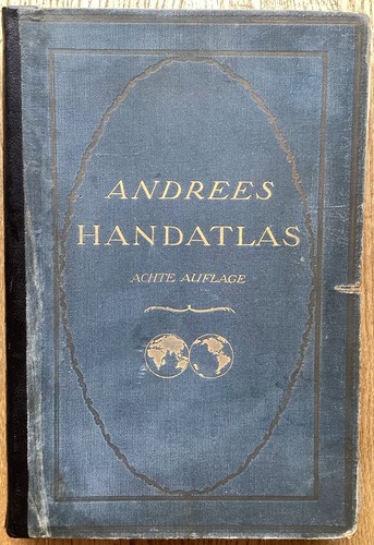 Andrees handatlas auflage - handatlas,, 8.