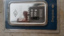 !00 Gramm Degussa Silberbarren