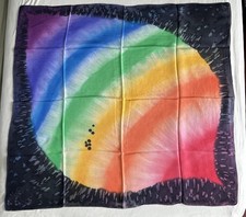 Batik Seidenschal  100 % Seide