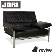 Jori Leder Sessel Schwarz