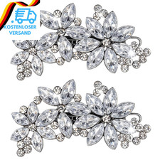 2 Stück Strass Haarspange