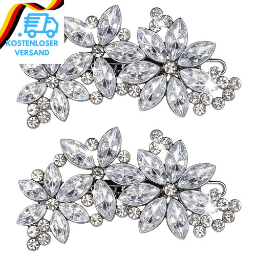 Stück strass haarspange - 2,