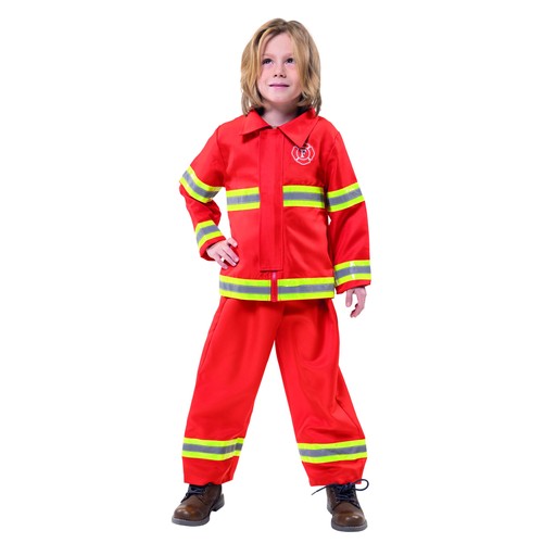 Kostüm feuerwehrmann rot - kostüm,