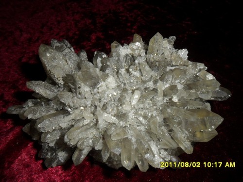 Mineralien-Rauchquarz-Gabbro