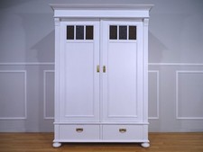 HANNIS ANTIQUE STORE / SCHÖNER JUGENDSTIL SCHRANK UM 1910 / SHABBY CHIC / 03