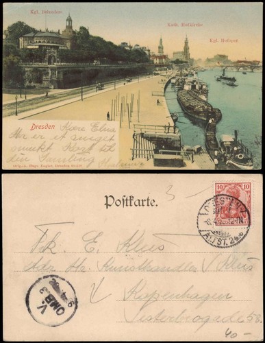 Ansichtskarte dresden - ansichtskarte,