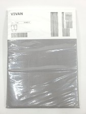 IKEA Vivan Solid Gray Curtains