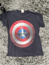 schwarzes Marvel Avengers Motiv-T-Shirt Gr. XXS