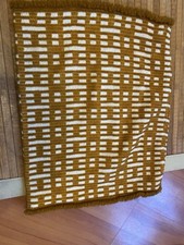 Schöner, alter Sofakissenbezug bunt bestickt, Vintage, ca.49 x 40 cm 70 er Jahre