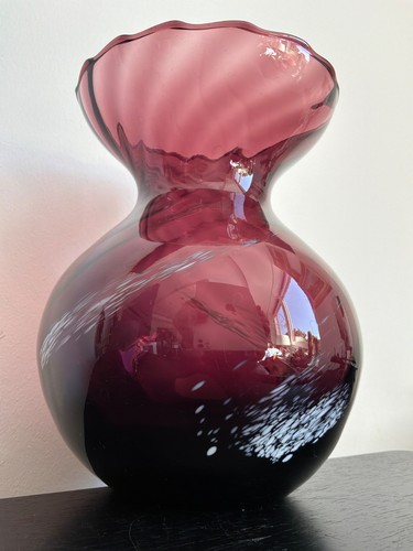 Glasvase amethyst lila art - amethyst,