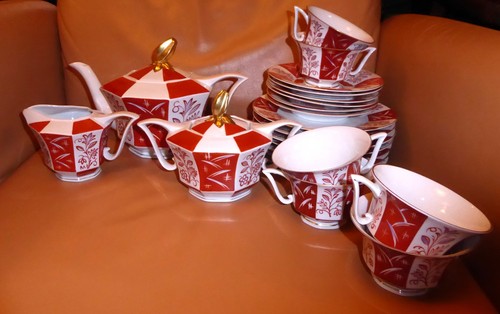 Art deco porzellan - art,