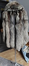 Pelz Silberfuchs Pelzjacke wie