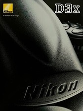 Prospekt / Broschüre Nikon D 3x