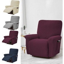 Jacquard Sesselbezug Sesselschoner Stretchhusse für Relaxsessel Elastisch Bezug