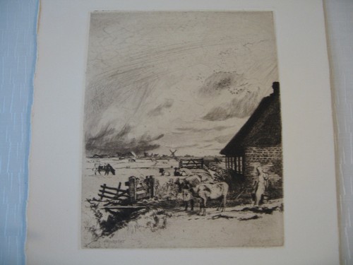 Alexander eckener radierung - eckener,
