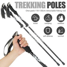 Treckkingstöcke Wanderstöcke - Aluminium Anti-Schock Verstellbar für Bergsteigen